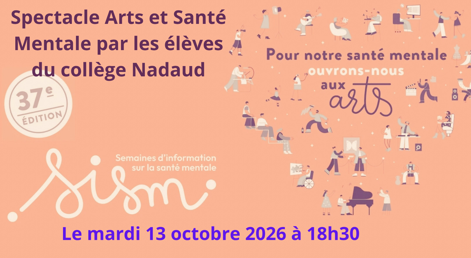 Représentation des élèves du collège « Arts et Santé »